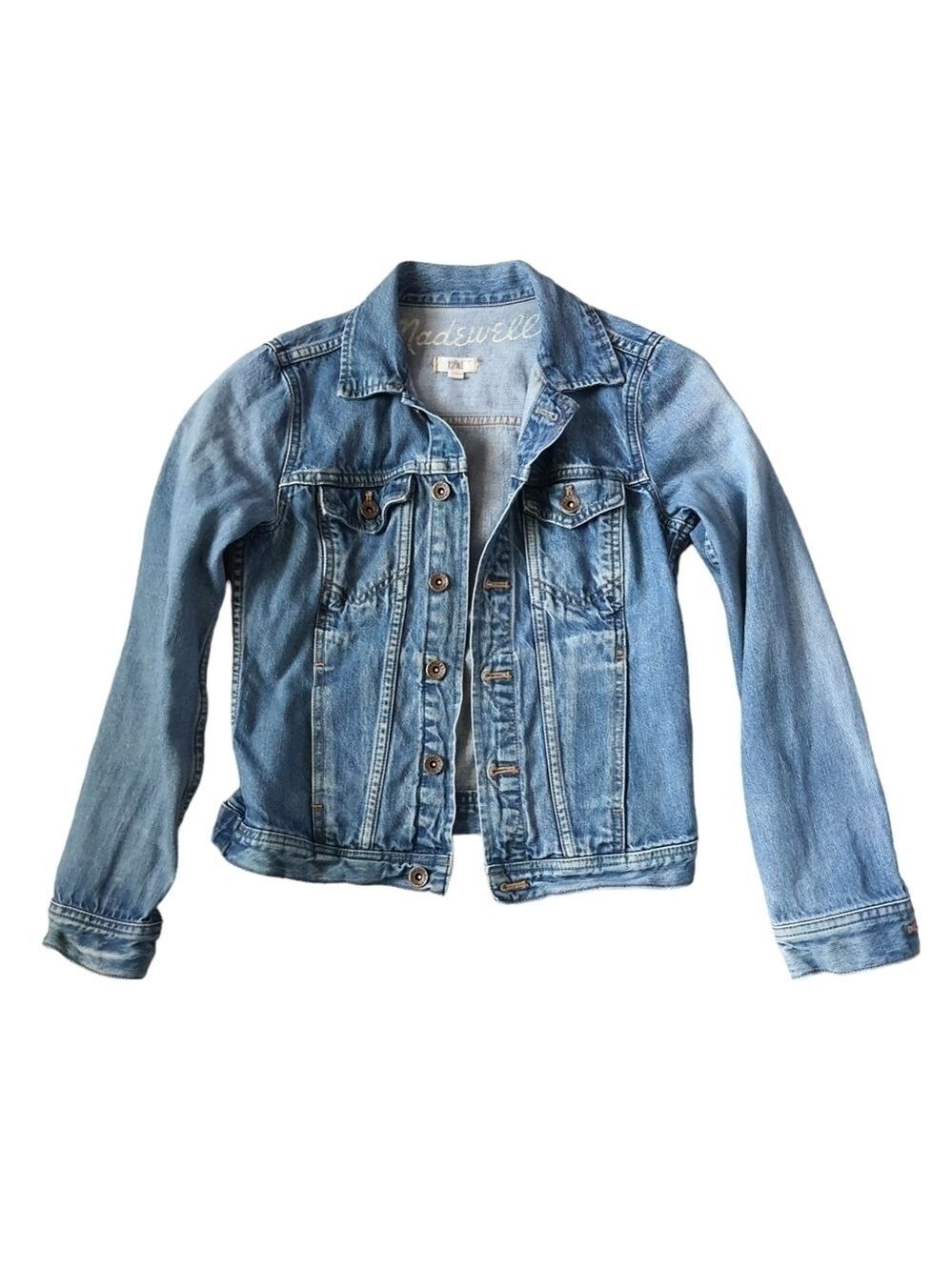 Madewell Trucker Jean Jacket Blue Denim Size XS